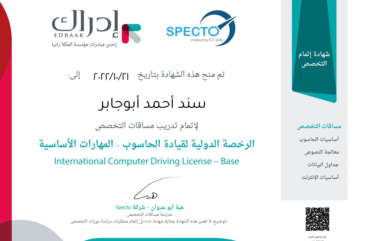 ICDL Professional Certification