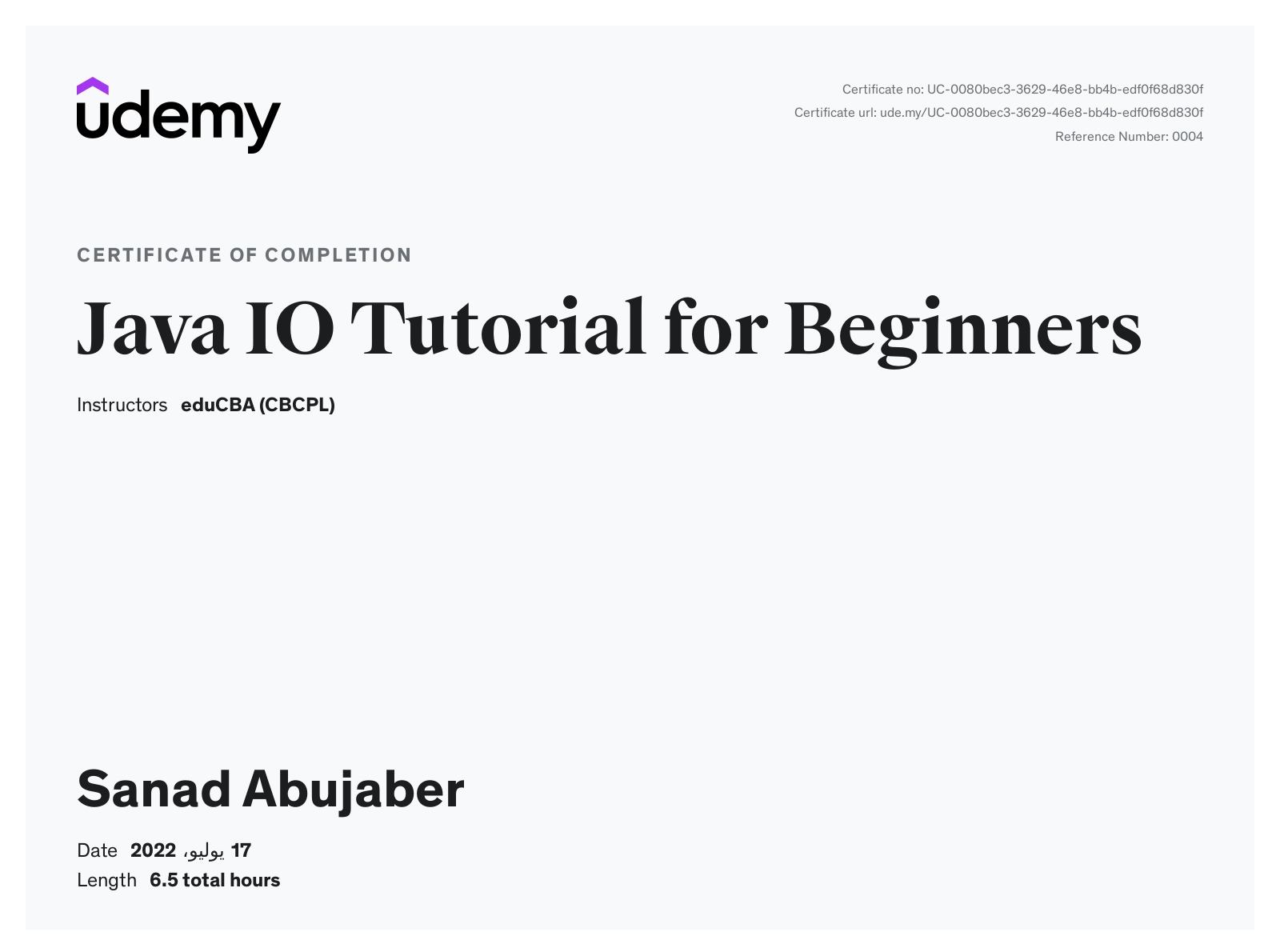 Java Programming Certification