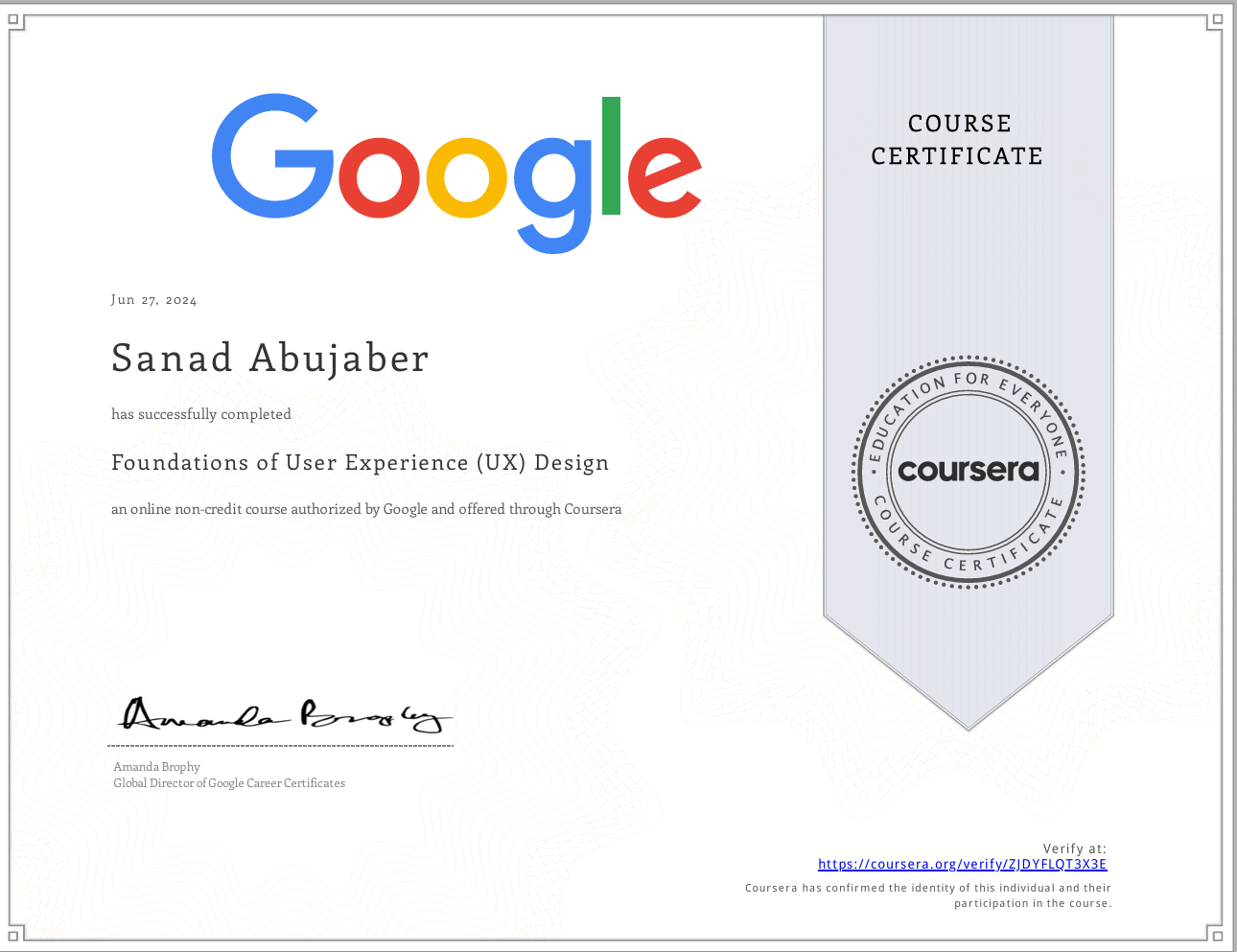 Certification 2